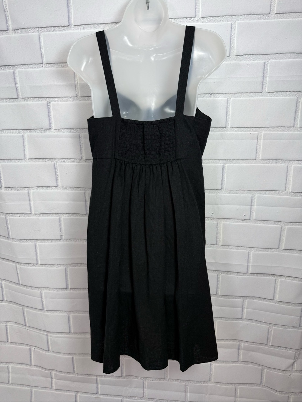 LOFT Black Sleeveless Bow Front coquette feminine Dress Size S - Picture 11 of 13
